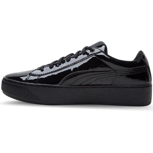 (WMNS) PUMA Vikky Platform V Triple Black Women s 364892-02 EU 36