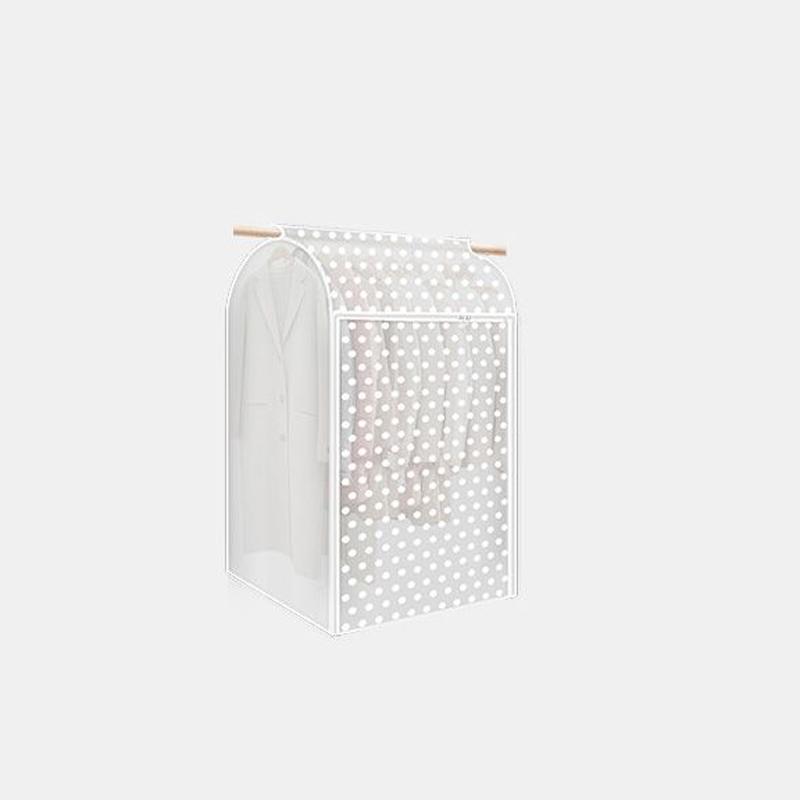 Fully Enclosed Semi Transparent Dust Cover Household Wardrobes Coat Down Jacket Suit Dust Storage Bag Thicken Hanging Bag