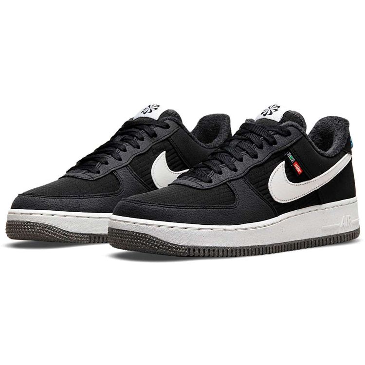 Nike Air Force 1 07 LV8 Toasty Men Sneakers Black Sail White DC8871-001