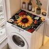 1Pcs Rubber Drying Mat With Daisy For Coffee Shop Restaurant Kitchen Carpet Tableware Durable Diatom Mud Table Mat Pet Mat