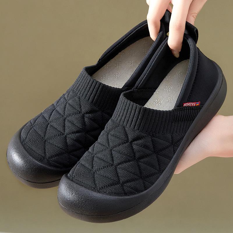 Women's Casual Breathable Slip-On Low-Cut Shoes - Soft Sole, Non-Slip, Closed Heel, Spring/Autumn Style