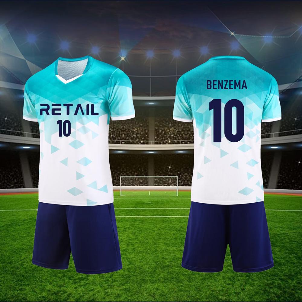 Youth Training Camp Sports Uniform - Adult & Kids Quick-dry Football Set