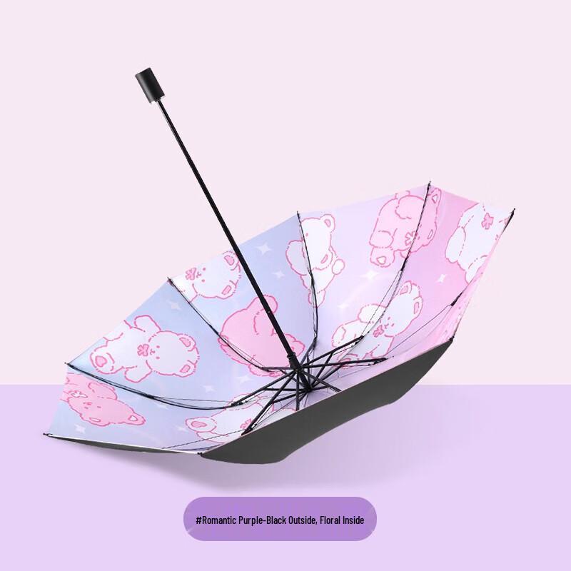 NINORIVA Cute Bear Compact All-Weather Umbrella