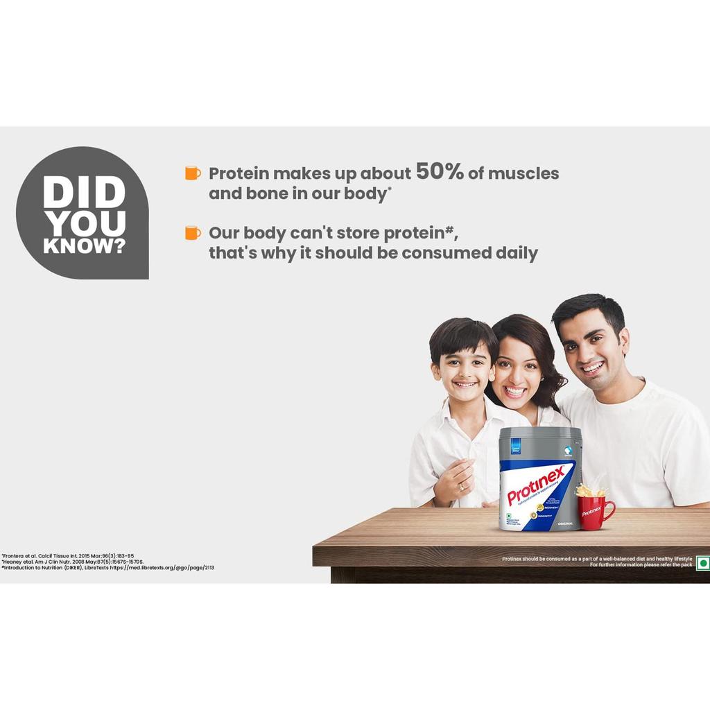 Protinex Original Odżywcza Mieszanka Białkowa Dla Dorosłych Słoik 400 g Wysokobiałkowa Witaminy Siła Odporność