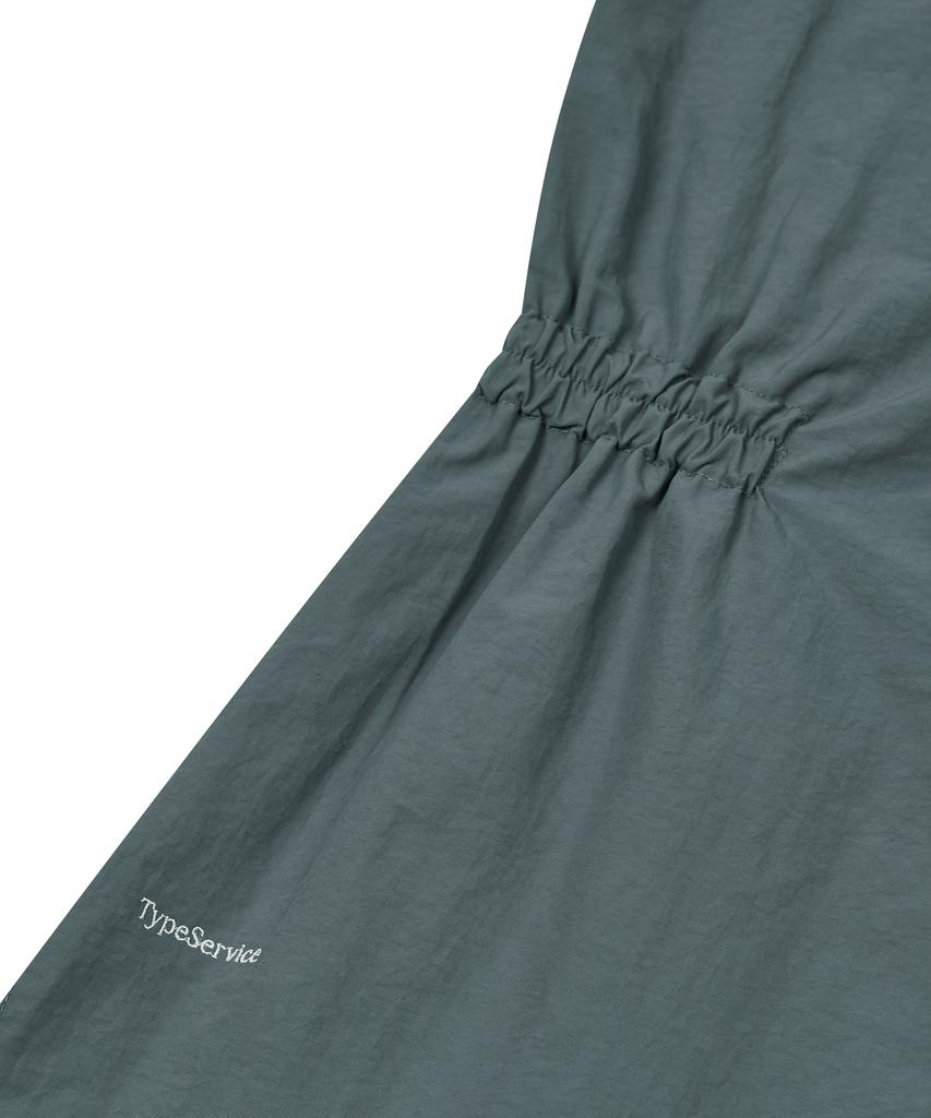 Taibseobiseu Split Seam Embroidery Pants [Blue Gray]