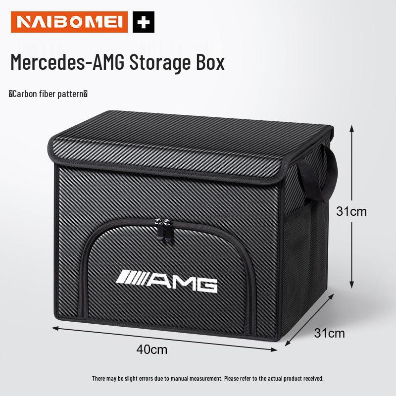 Compatible Storage Box for Mercedes-AMG Vito, SL-Class, CL-Class, V-Class, EQS, EQC Car Trunk.