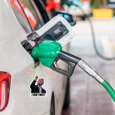 100Pcs Trump I Did That Stickers Gas Pump Stickers Decal Anti-Trump Merchandise Car