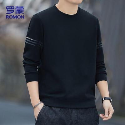 Men's Round Neck Long Sleeve Sweatshirt 8005