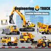 City technical Building Blocks MOC WheelLoader Car Heavy Mining Truck Crane DIY Engineering Excavator Bricks Toy For Children