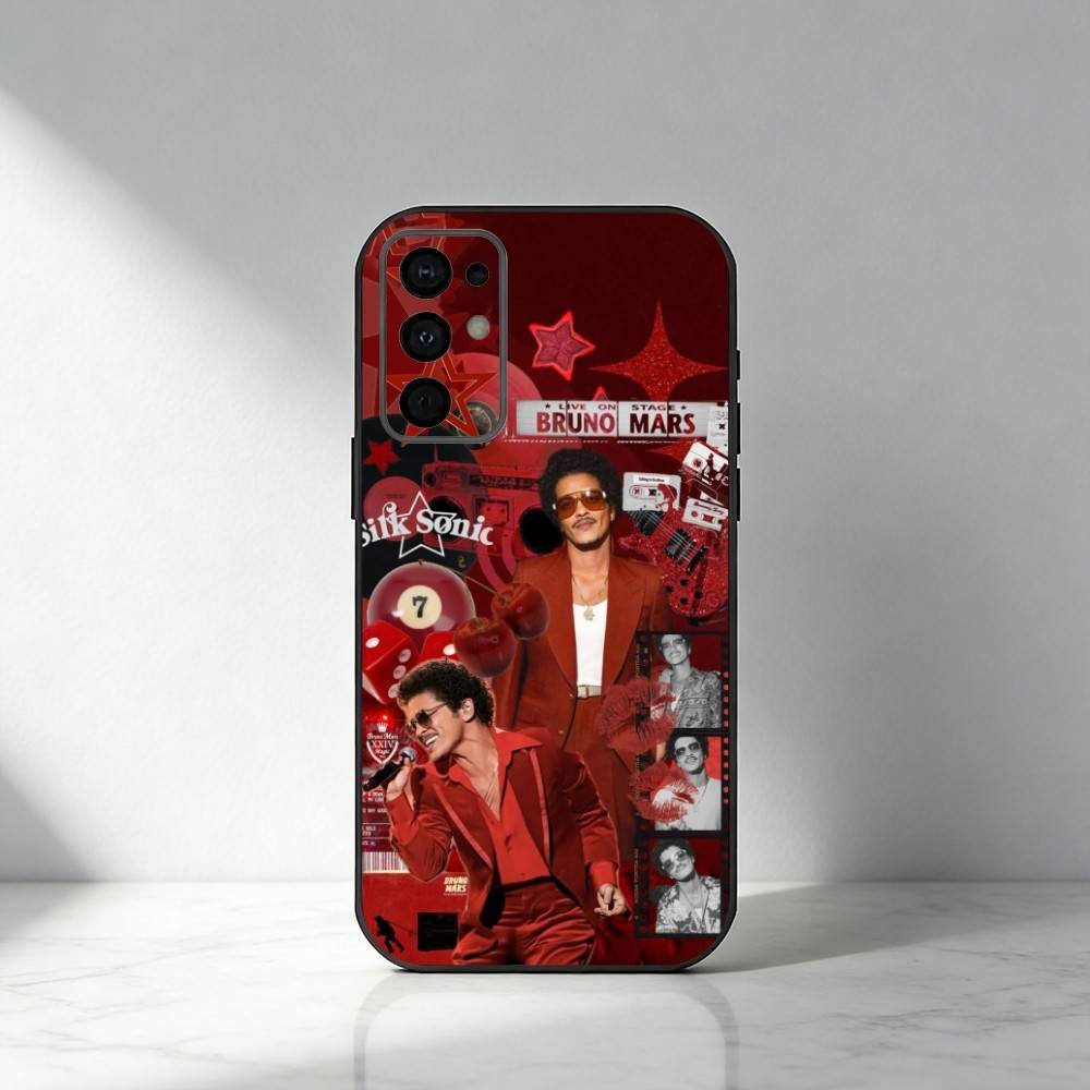 

Singer B-Bruno M-Mars Phone Case For Samsung S25,S24,S21,S22,S23,S30,Ultra,S20,Plus,Fe,Note,5G Black Cover Samsung S23plus5G