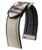 BINLUN Nylon Silicone Watch Quick Release Canvas and Rubber Hybrid Replacement Watch Band for Men and 9 Buckle Strap, 18mm, 19mm, 20mm, 21mm, 22mm,