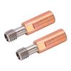 2 ks Krček trysky 3D tiskárny slitina Ti měď bimetal pro Ender 3 3 V2 3 Pro Hotend