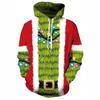 Autumn Winter Creative Colorful Christmas Series 3D Digital Printed Men's Loose Fitting Pullover Hoodies Fashionable Long Sleeved Hoodies