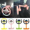 Electric Simulated Driving Steering Three-Dimensional Portable Wheel Copilot Toy Light and Sound Educational Children's Gifts