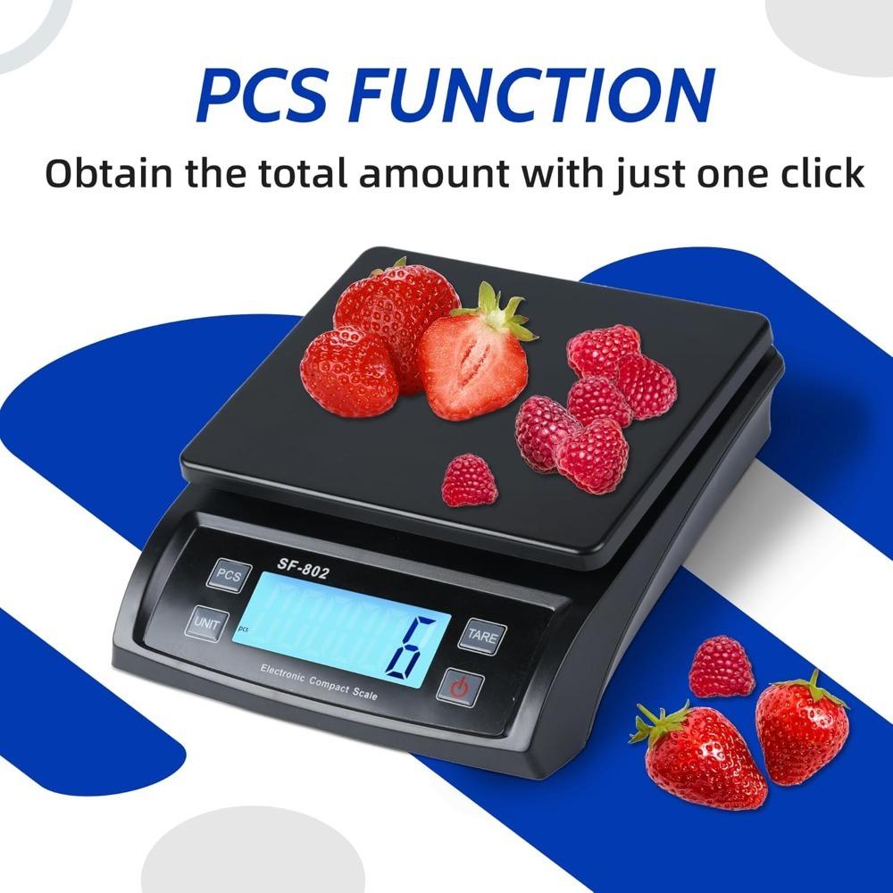 Digital Kitchen Scale 30kg/1kg Accurate LCD Electronic Scale for Baking and Cooking Stainless Steel Bread Food Scale