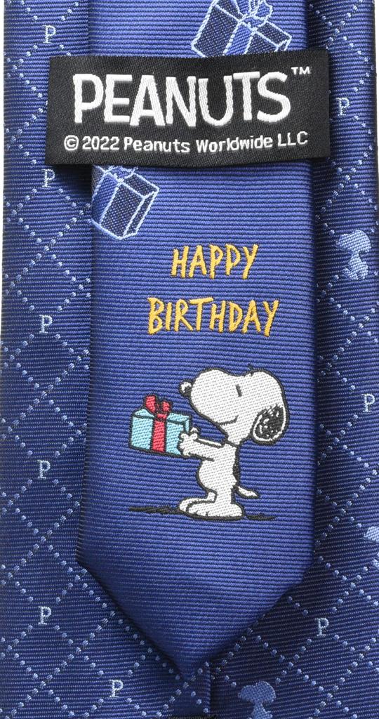 Peanuts Snoopy Tie PND48168 Blue SNOOPY Business Brand Tie Gift