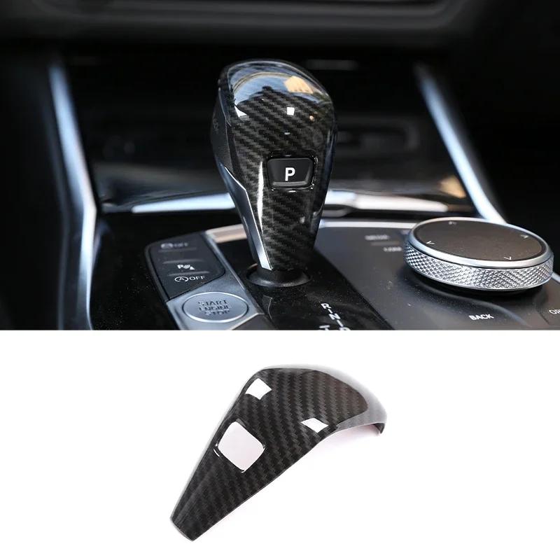 For BMW 3 Series G20 -2024 ABS Carbon Fiber Car Dashboard Console Gear Shift Panel Cover Trim Stickers Car Accessories