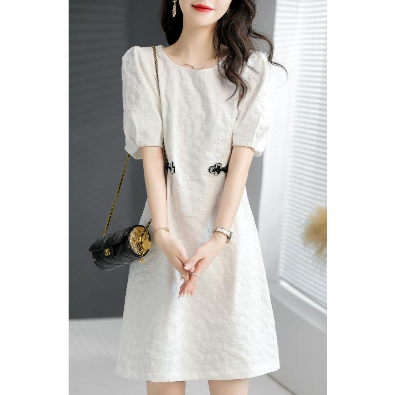 

Платье в стиле Small Scent, летняя облегающая и узкая повседневная юбка, легкая дорожная юбка, платье в корейском стиле 2XL