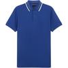 Ss21 Letter Short Sleeve Polo Shirt Men Tops Dark-Blue 3K1FA4-1JPTZ-09A7