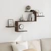 VidaXL Wall Shelf Brown Oak 104x15x49 Cm Engineered Wood 853206