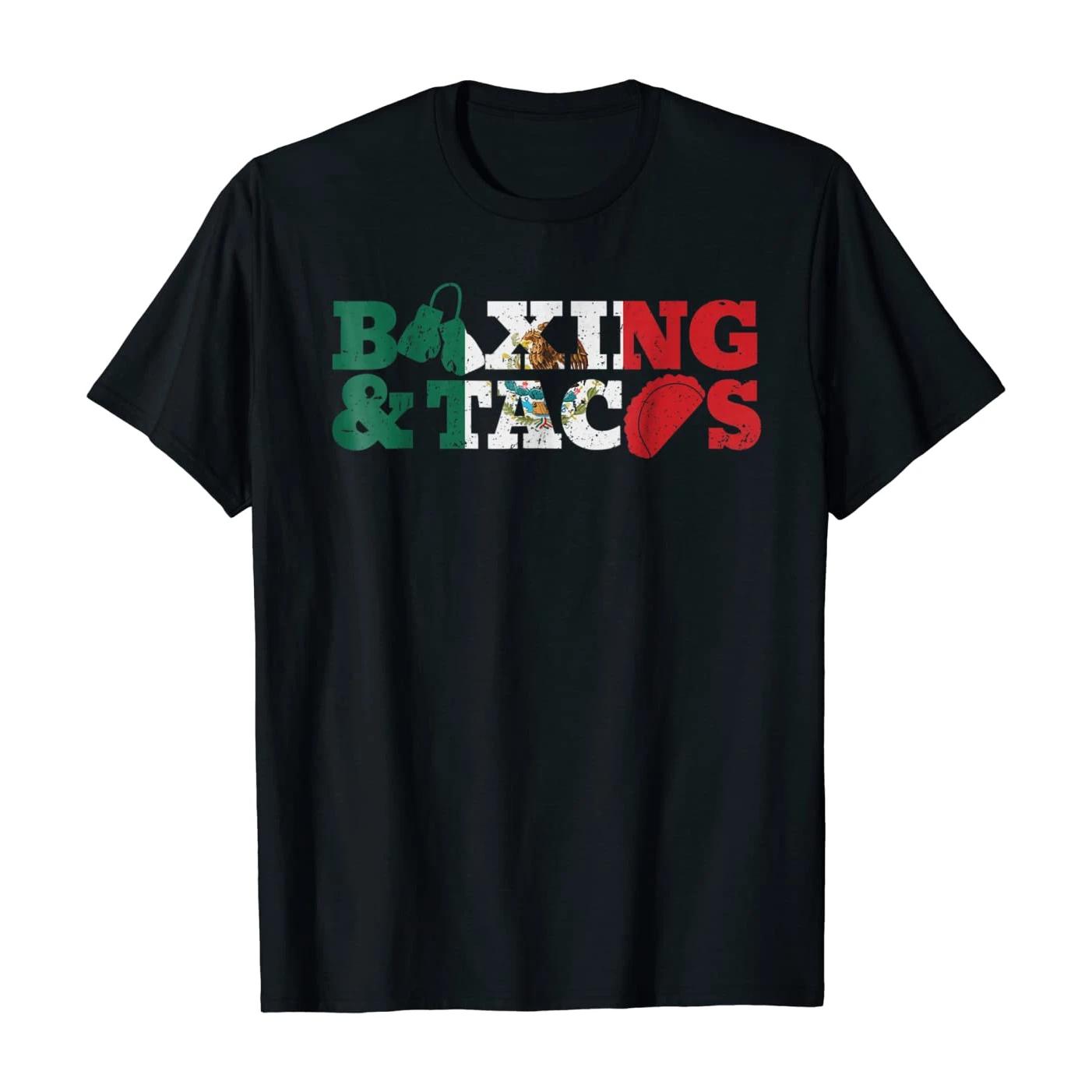 

Funny Mexican Taco Mexico Boxing Flag Boxer Gift T Shirt New 100 Cotton Short Sleeve ONeck Casual Mens Tshirts Size S3XL S