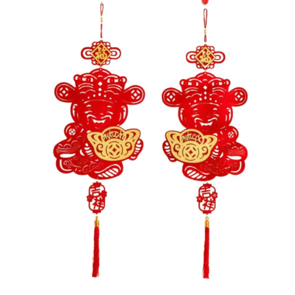 Traditional Vietnam Lucky Ornament Chinese Style Fu Character Pendants  Wedding Birthday