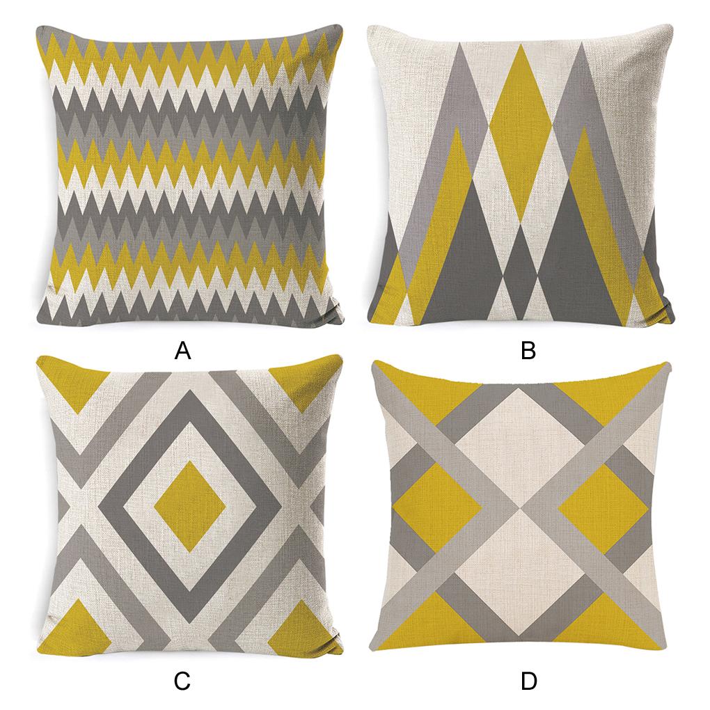 No Fading And No Fraying Geometric Pattern Cushion Cover Decoration Choice Home Decor Cushion Pillow