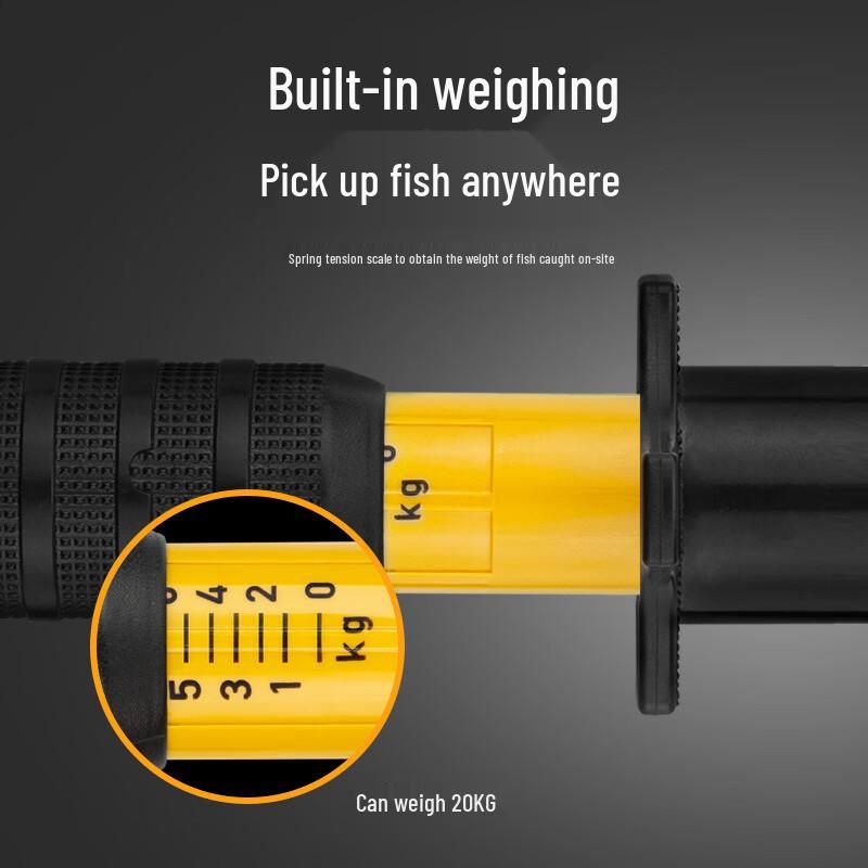 Aluminum Alloy Fishing Lip Gripper with Scale