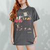 Retro Japanese Action Movie Pattern Tshirts Streetwear Tshirts for Unisex and Women From Quentin Tarantinos Killing Movie