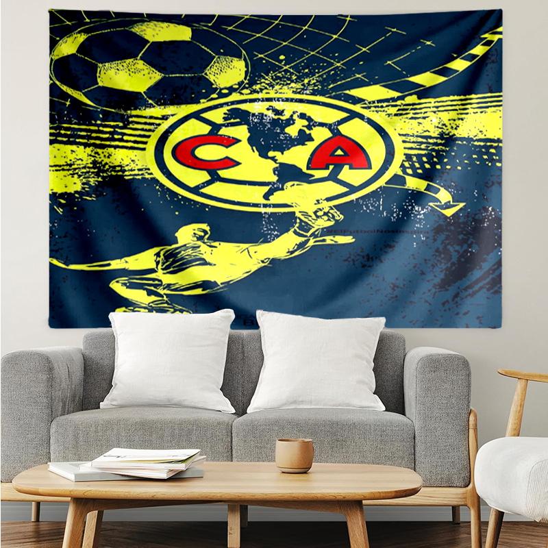 Club America Emblem Tapestry Accessories Playroom Tapestry, for Bedroom,Livingroom, dormitory Room Wall Decor Fan Birthday Gifts