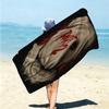 1Pc Horror Puppet Scene Beach Towel Microfiber Beach Towel Thin Absorbent For Beach Swimming Yoga Bath Sports 0917141