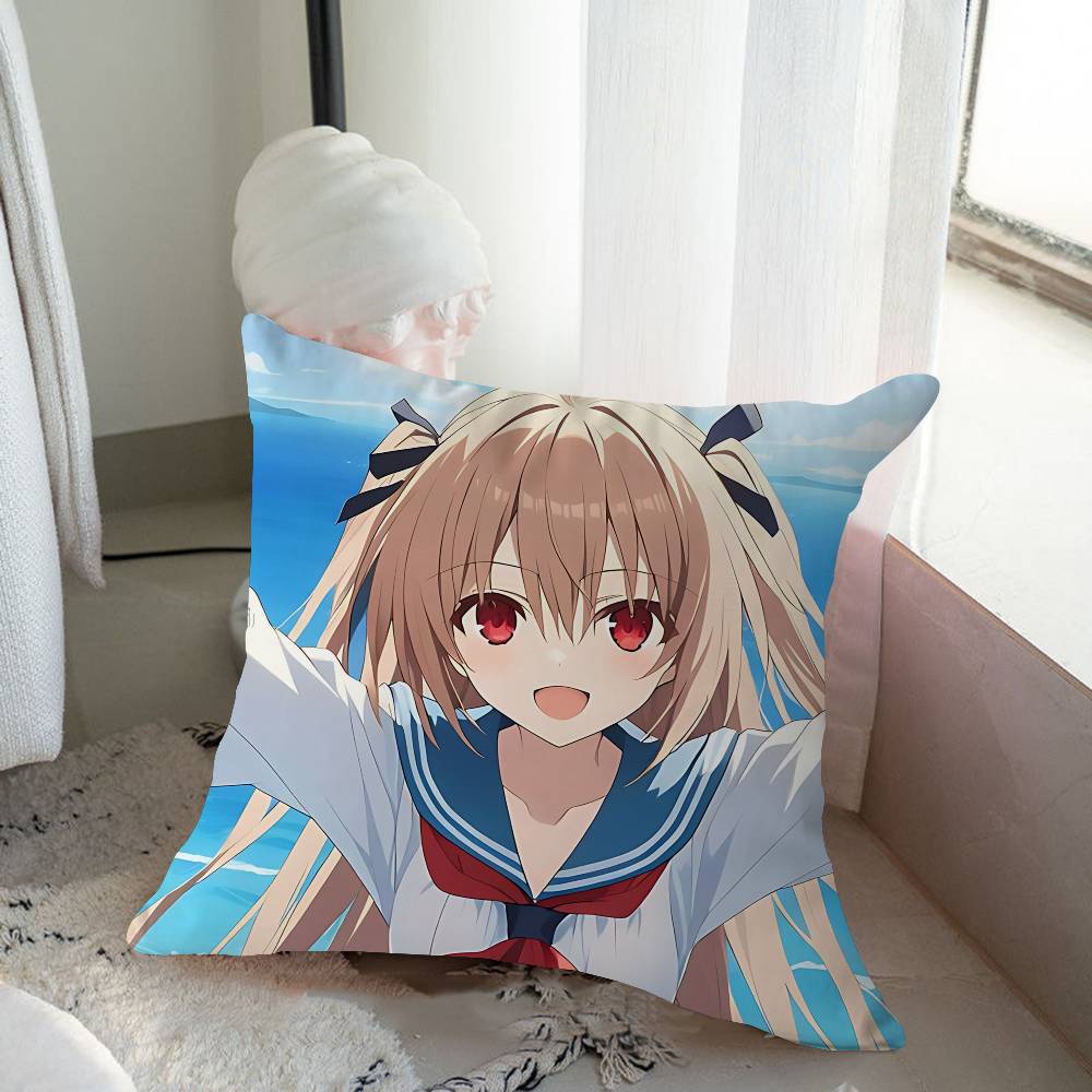 

Game A-ATRI Decorative Room Aesthetics Pillow Case Home Decor Bedroom Sofa Bed Couch Pillow Cover 45x45 16x16in 40x40cm