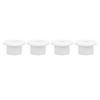 4pcs   Cable Wall Bushing Professional Wall Hole Feed Through Cable Bushing Set for   Dishy Router Ethernet Adapter Cable