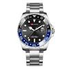 Men's Green Water Ghost Watch Shrimp Skin Stainless Steel Men's Watch Luminous Anti-diving Calendar Quartz Steel Belt Watch