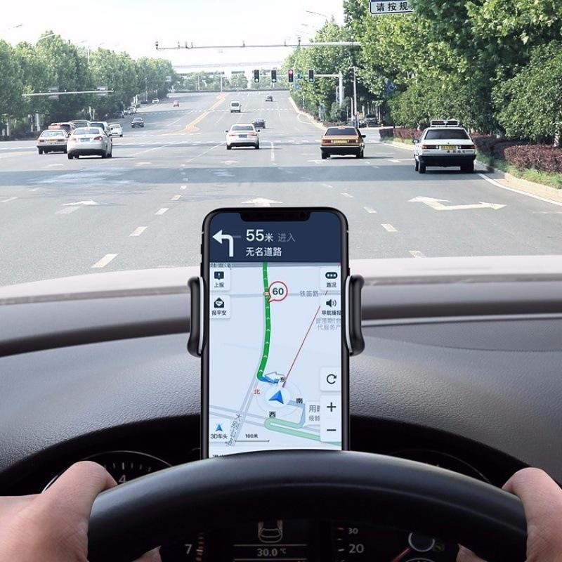 Universal Car Clip Phone Stand Rotatable GPS Dashboard Cell Phone Holder Mount Stand for iPhone Galaxy