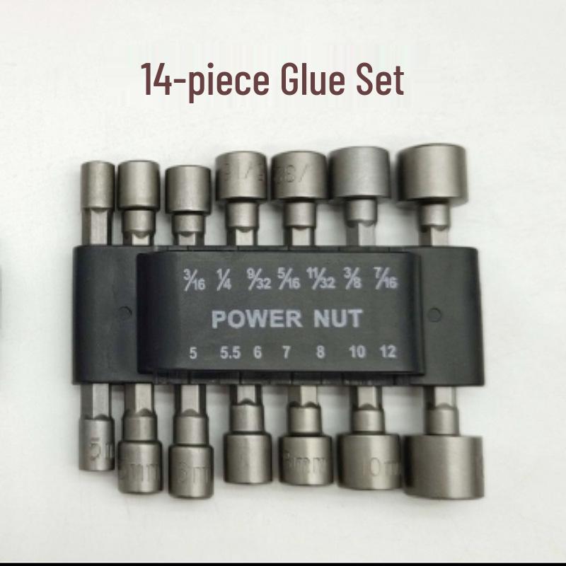 Magnetic Deep Hex Electric Wrench Drill Socket for Self-Tapping Screws