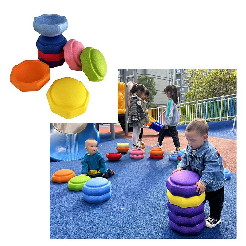 Dětská balanční hračka Odrazové můstky Stohovací kameny Venkovní Vnitřní Zábavné smyslové hračky Hry pro autismus Dětská sportovní hračka