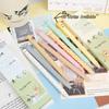 4PCS/Box 0.5mm Blue Ink Gel Pen Animal Shaped Neutral Pen Cartoon Erasable Pen  Students