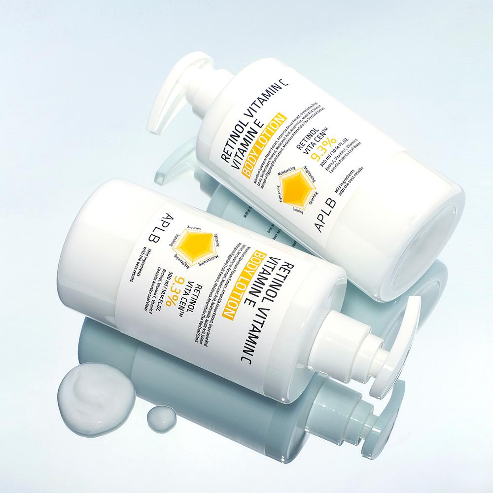 APLB Retinol Vitamin C Vitamin E Body Lotion 300ml - Firming Nourishing, Korean