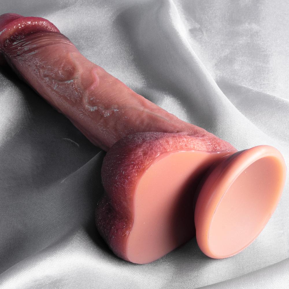 Prominent Veins Double Liquid Silicone Artificial Penis Makeup Female Masturbator Thick Long Vacation Penis Adult Sexual Supplies
