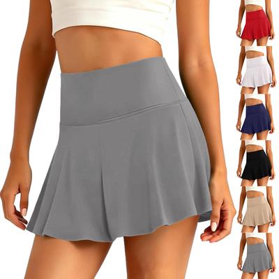 Jupe Sport Casual Taille Haute pour Femme – Jupe de Golf, Jupe de Tennis, Jupe Courte avec Poche Doublée