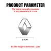 For Renault DACIA Fluence Scenic Loguna Duster Trafic Twingo Clio Captur Megane 3D Metal Car Interior Emblem Stickers Decoration UU1