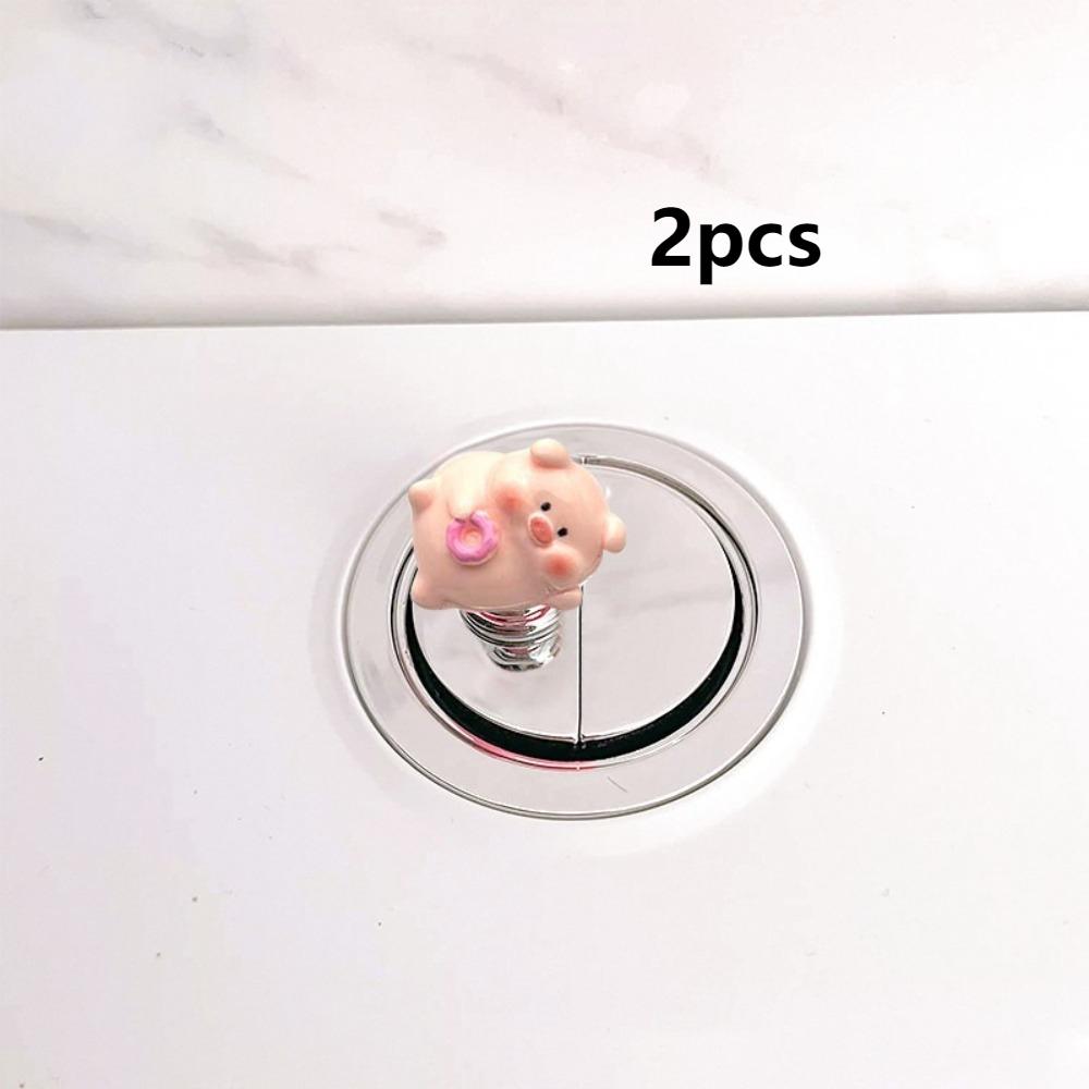 

2 шт. Длинный протектор для ногтей, туалетный пресс, домашний декор, кнопки для резервуара с водой, кнопка для туалета, ванная комната 3