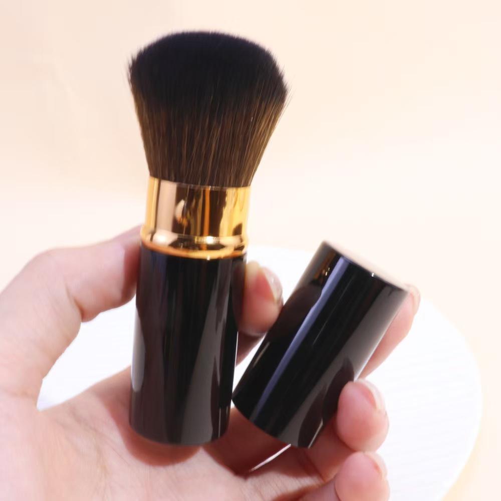 Retractable Foundation & Blush Brush: Streak-Free, Portable, Dust-Free, Non-Absorbing, In Stock
