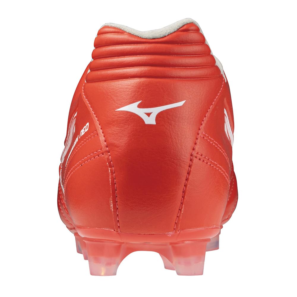Mizuno Monarcida NEO 3 SW KL Soccer Club Red x Size 4E Cleats, Football, Wide, Lightweight, White, 27.0 cm,