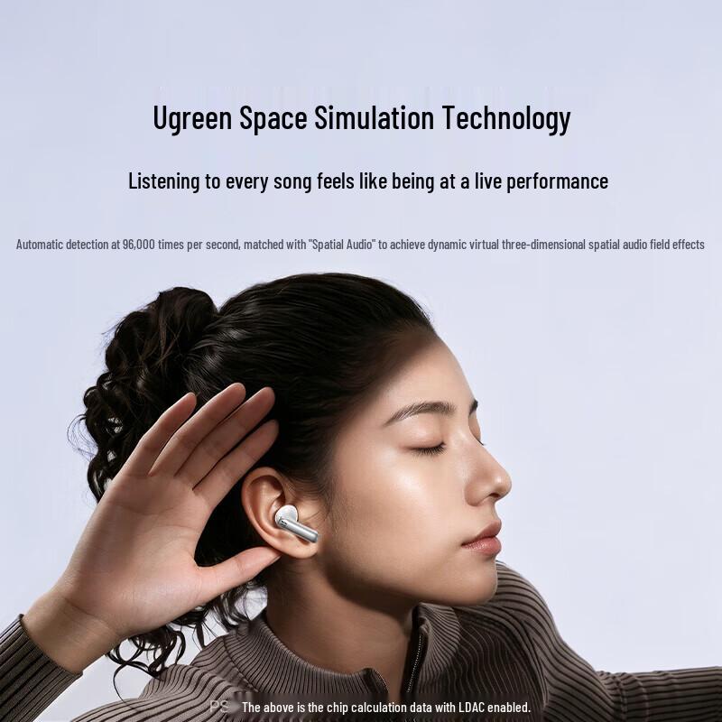 UGREEN HiTune T8 Active Noise Cancelling Bluetooth Earbuds