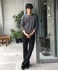 THEY Semi-Crop Ribbed Long Sleeve Round T-Shirt_5 Color