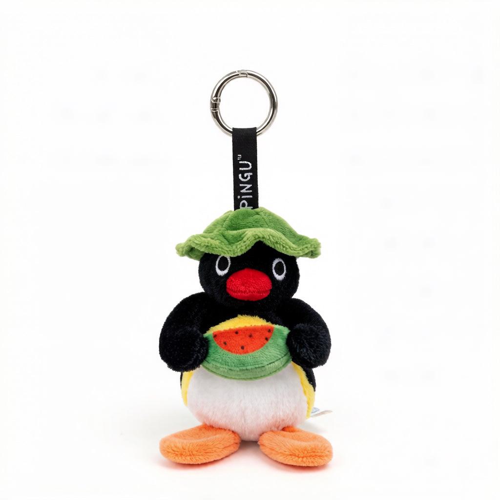 Portachiavi Peluche Pinguino Originale Bambola Ornamento per Zaini