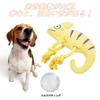 Durable Dog Chew Toy with Teething Plush for and Large Supports Relieves Chameleon Shape Sound, Effect, Toy, Break-Resistant, Pull-Resistant,