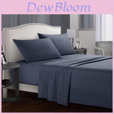 Modern Minimalist Polyester Bed Sheets And Pillowcases With Soft Breathable Comfort For All Seasons
